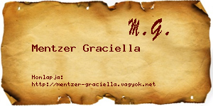 Mentzer Graciella névjegykártya